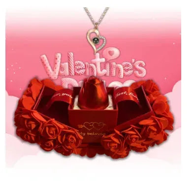 Handmade Valentins Day Gift Soap Rose Gift Box - Bellarte Enchanté Handmade Valentins Day Gift Soap Rose Gift Box